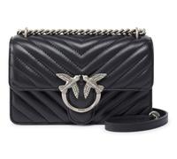 Pinko Women's Love ONE Mini DC Sheep Nappa C, Z99O_Nero-Old Silver