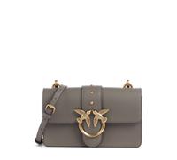 Pinko Love One Mini | leather Crossbody bag | grey