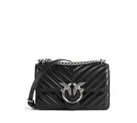 Pinko Women's Love ONE Mini DC Sheep Nappa C, Z99O_Nero-Old Silver
