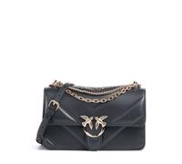 PINKO Love One Mini Shoulder bag Leather 20.5 cm blue