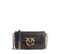 Pinko Love One Mini Slouchy | leather Crossbody bag | brown