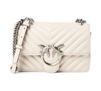 PINKO Love One Shoulder bag Genuine Leather 21 cm white