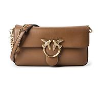 PINKO Love one Shoulder bag Genuine Leather 27 cm brown