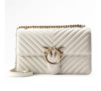 Pinko Love One Classic Shoulder bag, female, white