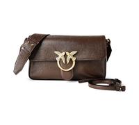 PINKO Love One Shoulder Bag Leather 27 cm brown