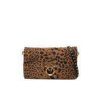 PINKO Love One Slouchy clutch bag - Brown One Size