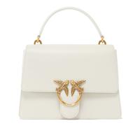PINKO Love One Top Handle Classic Light M White - Antique Gold