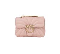 PINKO Love Puff Mini CL Sheep Nappa Quilt S Cipria - Antique Gold