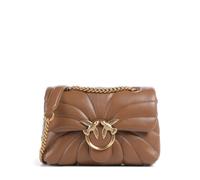 PINKO Love Puff Shoulder Bag Genuine Leather 23 cm brown