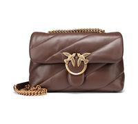 PINKO Love Puff Shoulder bag Leather 30 cm brown