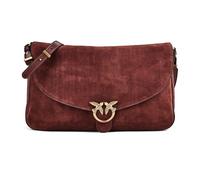 PINKO Love Satchel Big Shoulder bag Genuine Leather 35 cm red