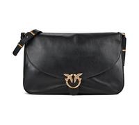 PINKO Love Satchel Big Shoulder bag Genuine Leather 36 cm black