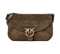 PINKO Love Satchel Classic Shoulder bag Genuine Leather 27 cm brown