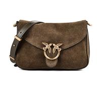 PINKO Love Satchel Mini Shoulder bag Genuine Leather 20 cm brown