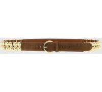 PINKO Love Stud Suede Belt With Studs - Size: L - female
