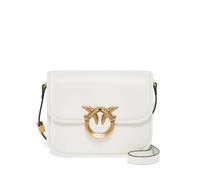PINKO medium Love Box logo-detail shoulder bag - White One Size