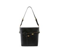 PINKO medium studded leather bucket bag - Black One Size
