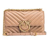 Pinko Women's Love One Mini Dc Sheep Nappa Chevron 100074 Color Beige D01Q