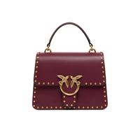 PINKO Mini Love Bag One Top Handle Light handbag in leather with mini studs OS