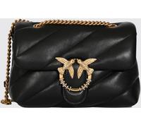 PINKO Mini Love Bag Puff Matelassé Nappa Crossbody Bag with Rhinestones - Size: OS - female