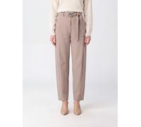PINKO New Lexy High-Waisted Baggy Trousers with Logo Belt - Size: 42 - female