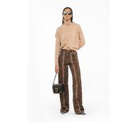 PINKO Pingu Trousers Multicolour: Black/beige size 40 | Straight Pants Outlet | Women | Black 40