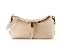 PINKO Saddle Horizontal Shoulder Bag Leather 34 cm beige