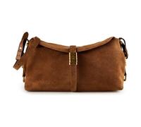 PINKO Saddle Horizontal Shoulder Bag Genuine Leather 34 cm brown