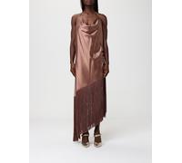PINKO Satin Fringe Dress - Size: 44 - female