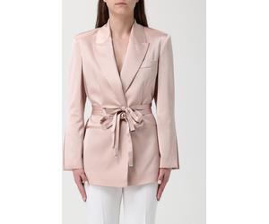 PINKO Satin Robe Blazer with Belt - Size: 40 - female