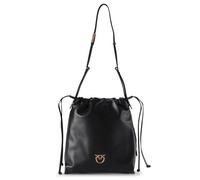 PINKO Slouchy Shoulder Bag Leather 31 cm black