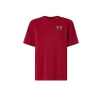 PINKO T-shirt with Love Birds jewel detail - Red XS-S-M-L