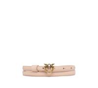PINKO thin belt with Love Birds buckle, 1cm XS-S-M-L