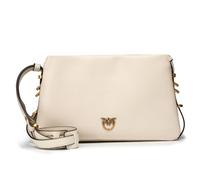 PINKO Triplet Shoulder bag Genuine Leather 26 cm beige