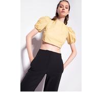 PINKO Vignola Top Popeline Cream Pudding size 42 | Blouses Outlet | Women | White 42