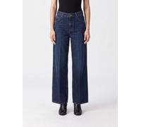 PINKO Wide-Leg Denim Jeans with Embroidered Love Birds Logo - Size: 27 - female