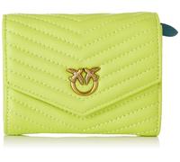Pinko Women Compact Wallet M Sheep Nappa C Billfold, St4q_Mult Green/Yellow/Light Blue-Antq, U
