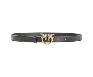 Pinko Women's Anchise Abito Raso Bubble Stampa Distorta Leather Belt
