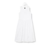 Pinko Women's Anonymous Abito Tecno Popeline Cocktail Dress, Z04_White Brill, S