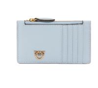 Pinko Women's Card Holder Airone Chardholder Vitello Seta 100251 E37Q Blue