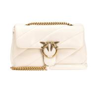 Pinko Women's Love Classic Puff CL Sheep NAP Handbag, Z14Q_Bianco SETA-Antique Gold, One Size