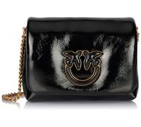 Pinko Women's Love Click Puff Baby Soft Naplack Bag, Z99b_Black Limousine Block Color, 18