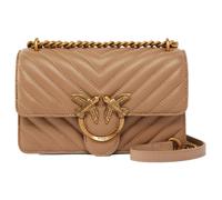 Pinko Women's Love One Mini Dc Sheep Nappa Chevron 100074 Color Beige D01Q