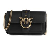 Pinko Women's Love One Pocket Vitello Silk Bag 100061 Black Color