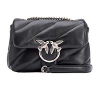Pinko Women's Love Puff Mini Logo Silver 100039 CL Z99O Color Black