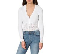 Pinko Women's Tatami Jersey T-Shirt with STRI, Z04_White Brill, XXS