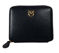 Pinko Women's Taylor Zip Around Wallet Vitello Seta 100249 Z99Q Color Black
