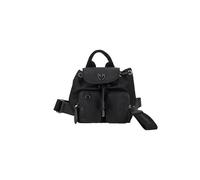 Pinko Women's Vagabond Backpack Mini Recycled Nylon, Z99b_Black Limousine Block Colour, 18 cm