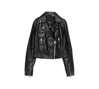 PINKO zip leather jacket - Black 36-38-40-42-44-46-48