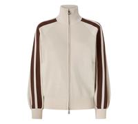 PINKO zipped sweatshirt with Love Birds logo - Neutrals XS-S-L